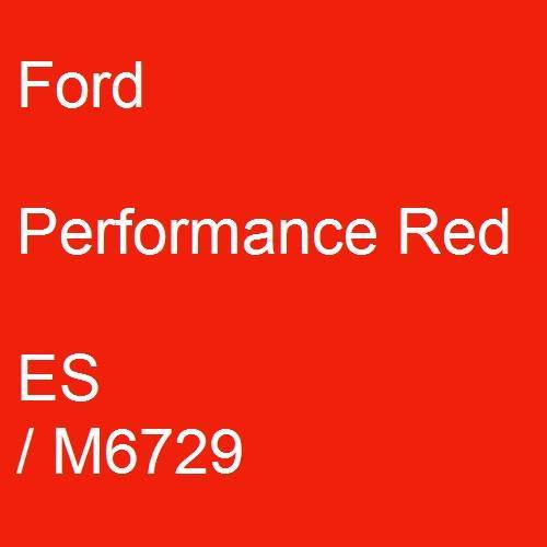 Ford, Performance Red, ES / M6729.
